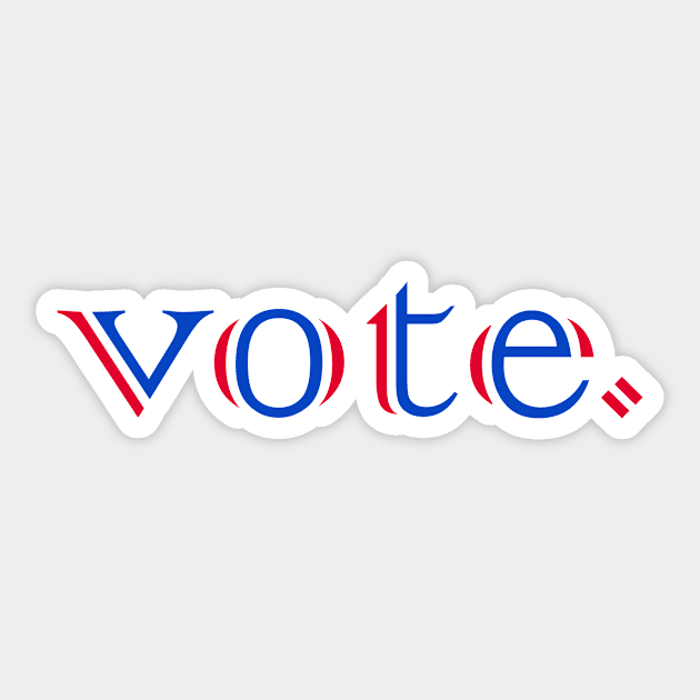 VOTE. Sticker by STRANGER